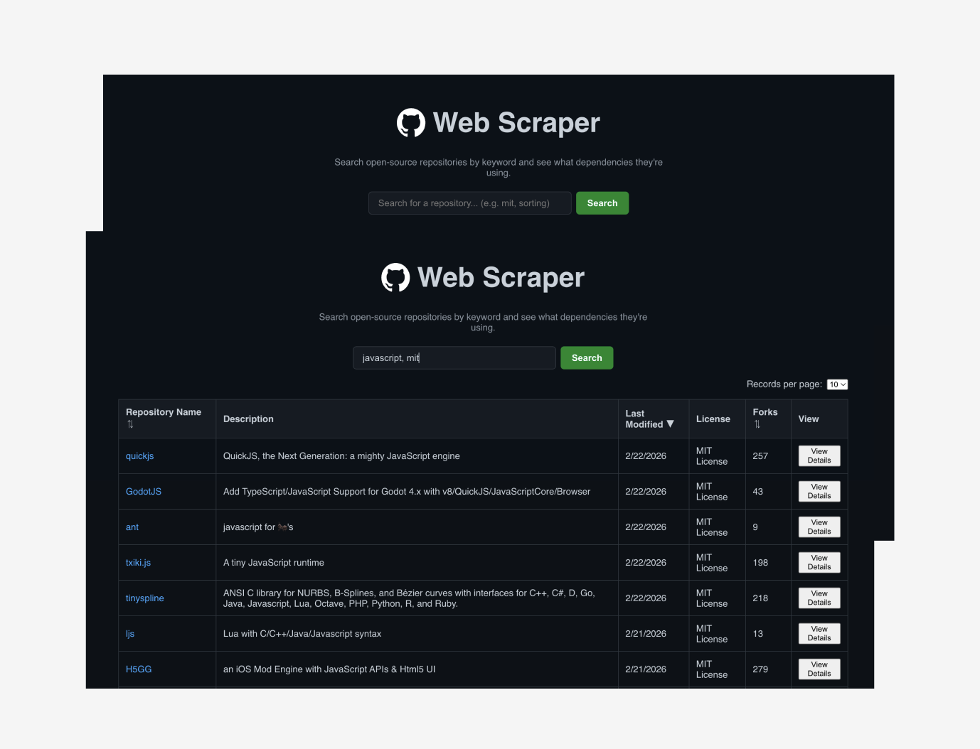 git-scraper homepage